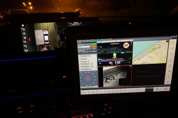 In-vehicle setup during night time operation